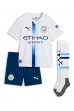 Manchester City Ayyoub Bouaddi #32 Babyklær Tredje Fotballdrakt til barn 2026-27 Korte ermer (+ Korte bukser)